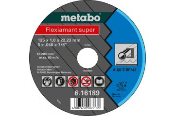 Отрезной круг Metabo Flexiamant Super A 60-T, 125 мм